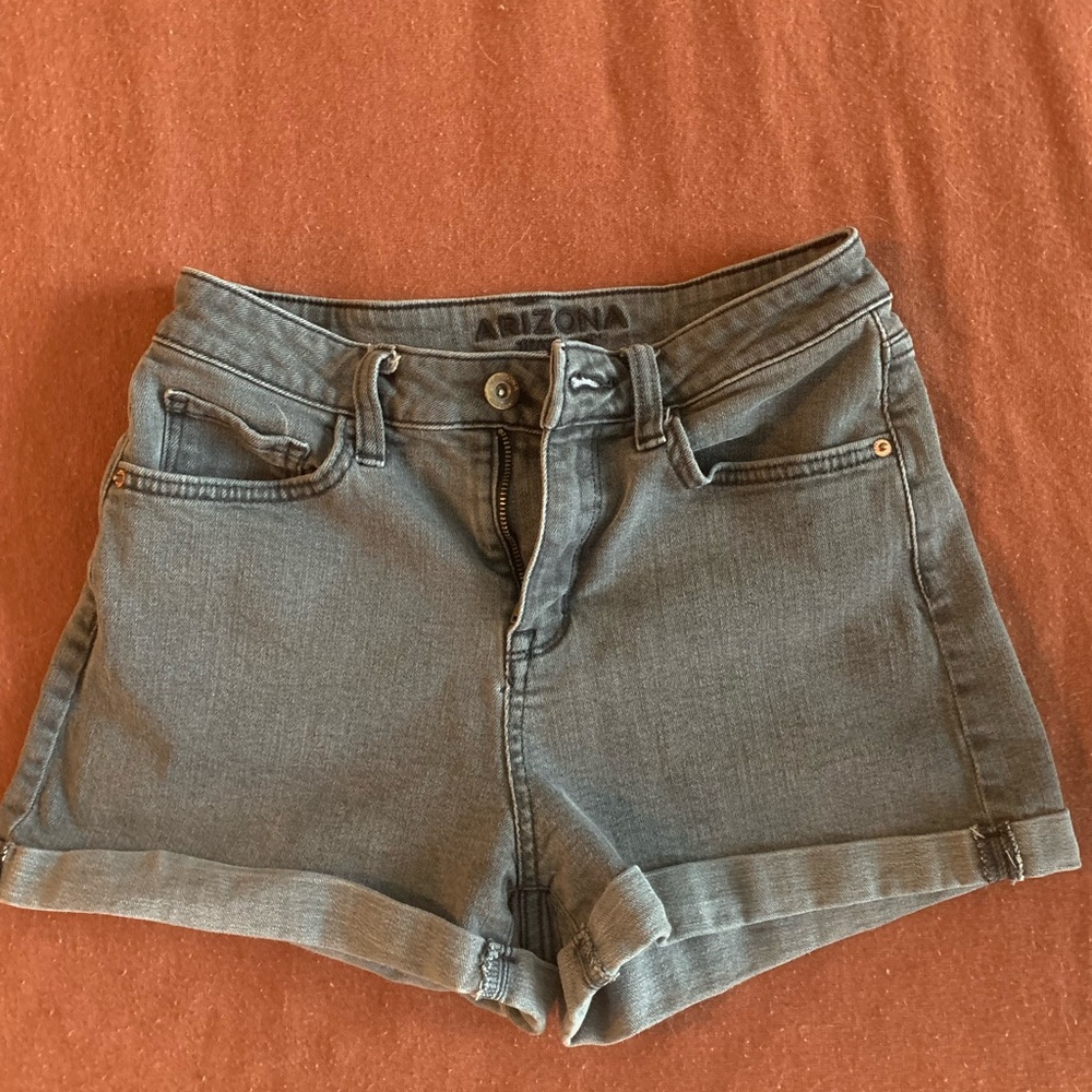 Arizona Jean Company Women's Dark Gray Jean Shorts